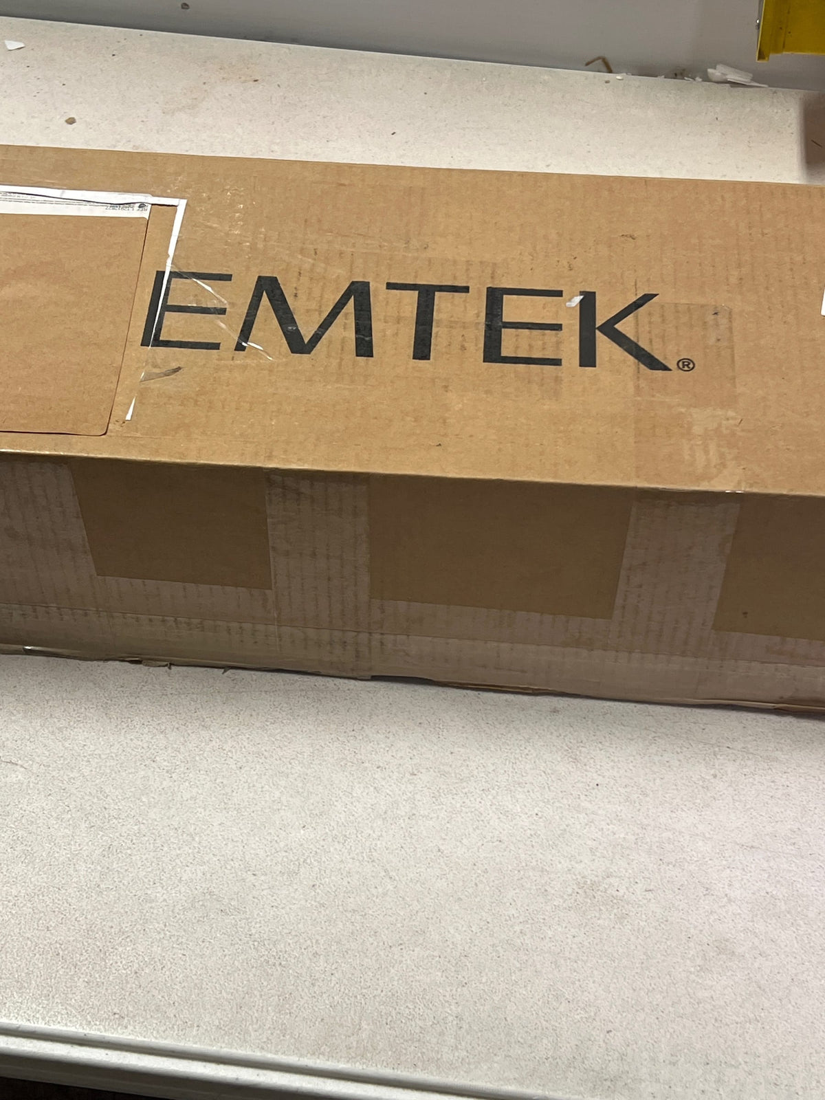 Emtek 4715US4 Urban Modern Sectional Single Cylinder Keyed Entry Handleset - Satin Brass