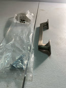 Belwith Keeler B055552-SN Studio 5-1/16" Center to Center Solid Brass Square Cabinet Handle / Drawer Pull - Satin Nickel