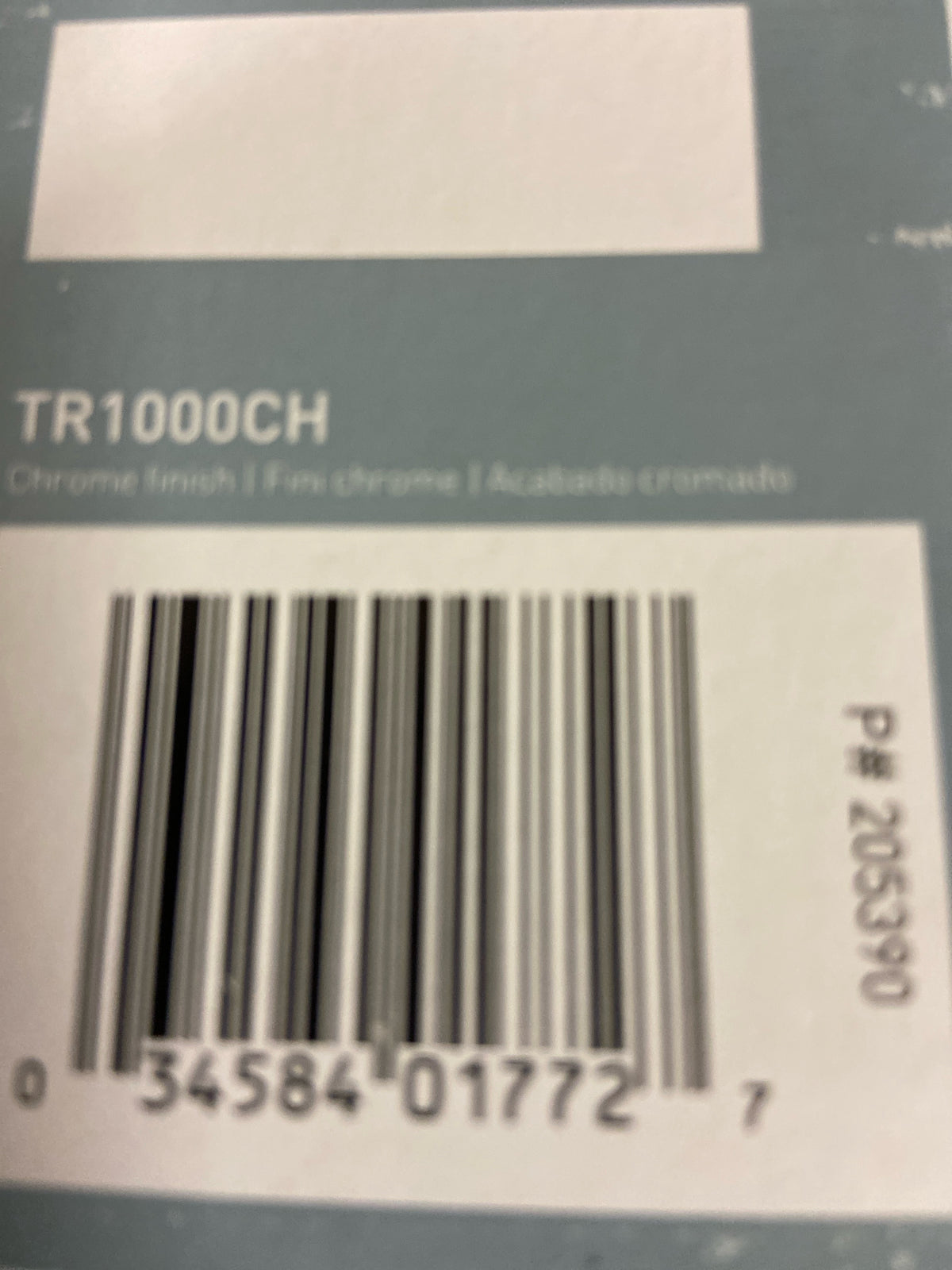 Moen TR1000CH 72 in. Adjustable Straight Decorative Tension Shower Rod in Chrome