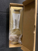 Emtek 220304US4 Modern Rectangular 4 Inch Tall Rectangular Flush Door Pull - Satin Brass