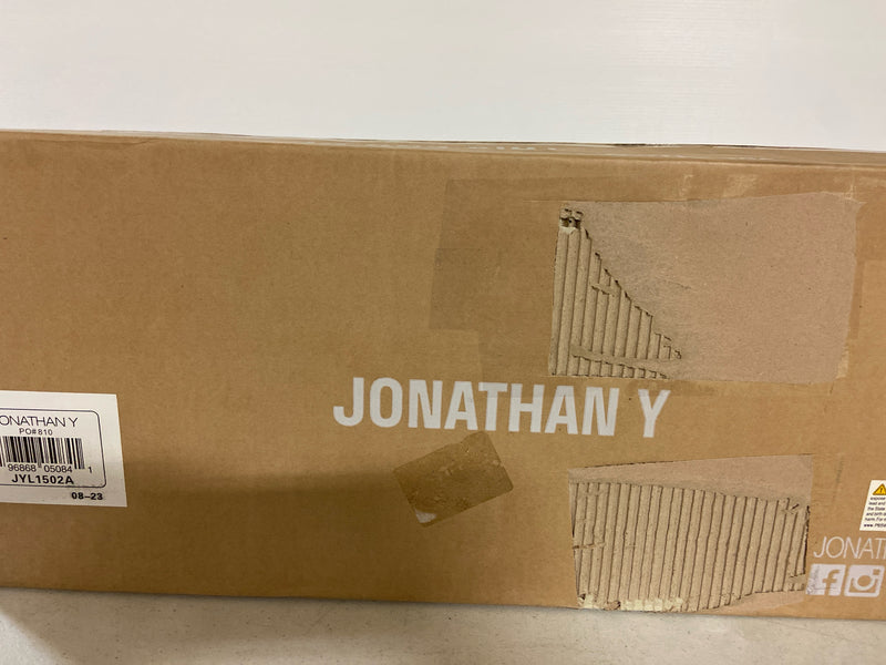 JONATHAN Y JYL1502A Liam 23.25" 3-Light Farmhouse Industrial Vanity Light with Bathroom Hardware Accessory Set, Oil Rubbed Bronze (5-Piece) - Towel Bar & Ring, Toilet Paper Holder, Robe Hook