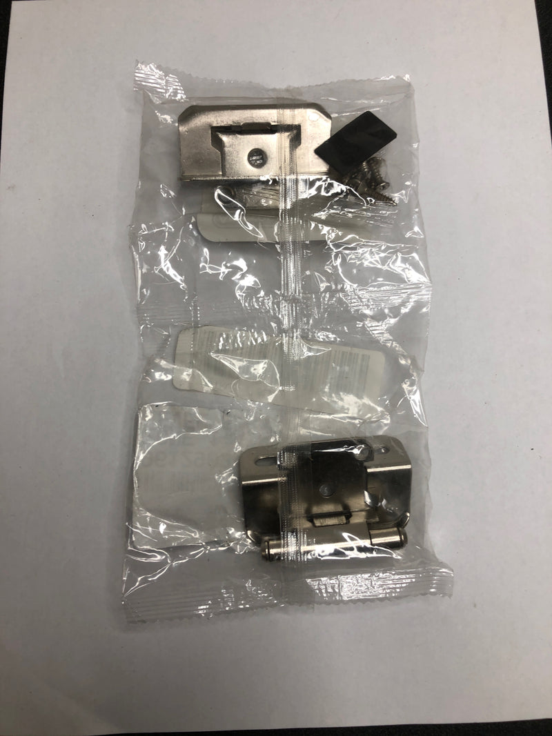 Amerock 2-Pack 1/2-in Satin Nickel Self-Closing Self-Closing Cabinet Hinge