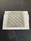 Infinity Drain XS 4 SS Criss-Cross 4" Drain Grate Only for Select Infinity Drain Center Drains - Satin Stainless