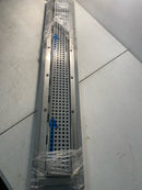 Infinity Drain USQ-P 30 SS 30" Complete Universal Infinity Drain Linear Drain Kit with PVC Channel and Square Pattern Grate - Satin Stainless