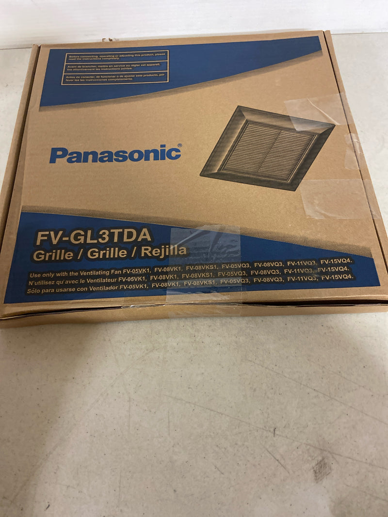 Panasonic Designer Grille Fan Cover for Exhaust Fan, FV-GL3TDA, 13” Square