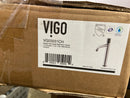 VIGO Apollo Single-Handle Single-Hole Mount Vessel Bathroom Sink Faucet, 12-Inch, Chrome, Modern Design, Solid Brass, 1.2 GPM WaterSense & Ceramic Disc Valve, Corrosion-Resistant