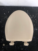 Bemis 1200SLOWT 068 Elongated Closed-Front Toilet Seat and Lid with Whisper-Close, Easy-Clean & Change, and STA-TITE Seat Fastening System - Fawn Beige
