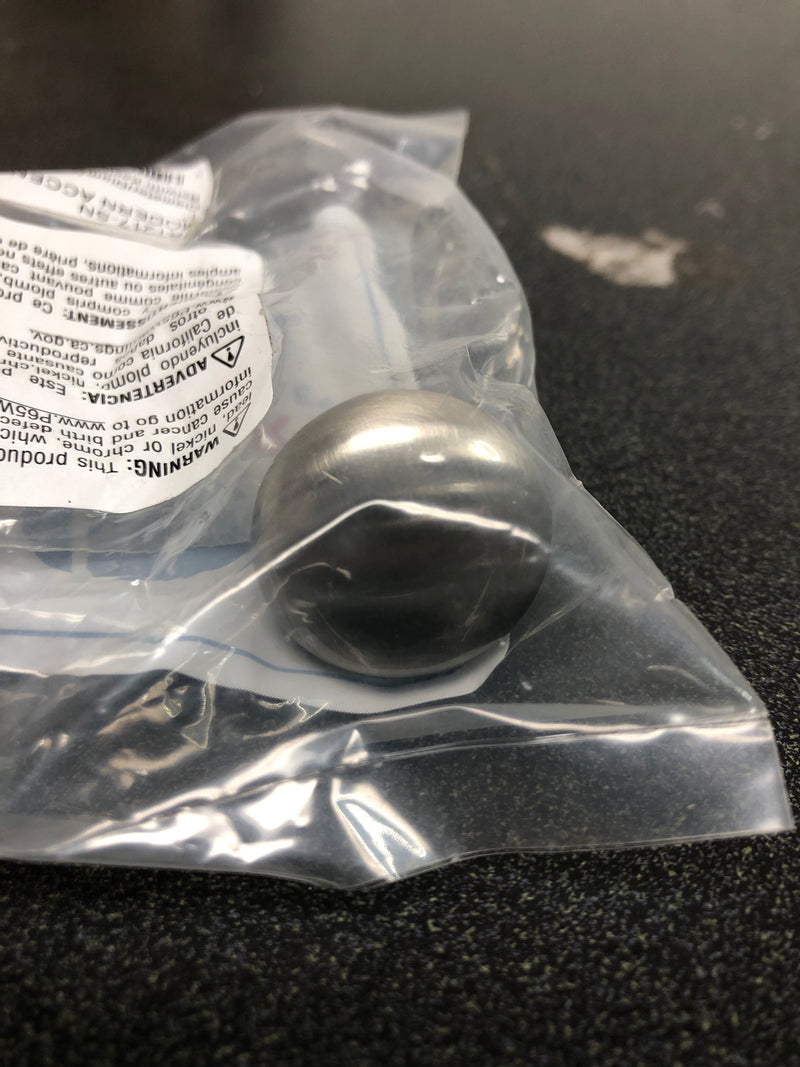 Hickory Hardware PA1217-SN Modus 1" Round Mushroom Smooth Cabinet Knob / Drawer Knob - Satin Nickel