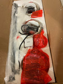 Jonathan y JYL1124A Ibiza 40-Watt 3-Light Oil Rubbed Bronze Bohemian Pendant Light with Seagrass Shade and LED Bulbs Included