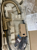 Brizo 64025LF-GL Artesso Pull-Down Kitchen Faucet with On/Off Touch Activation and Magnetic Docking Spray Head (5 Year on Electronic Parts) - Luxe Gold