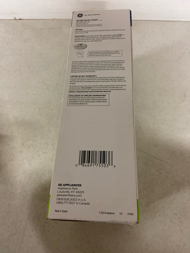 Ge FX12P Reverse Osmosis Replacement Filter Set