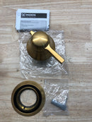 Moen TS4202BG Flara Volume Control Valve Trim with Single Lever Handle - Less Rough in - Brushed Gold