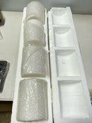 Forte Lighting 2766-04-32 Halo 4 Light 40" Wide Linear Pendant - Antique Bronze