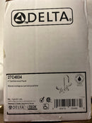 Delta 27C4834 Double Handle 1.5GPM Ceramic Disc Bathroom Faucet with Blade Handles 10-1/2" Gooseneck Spout and Vandal Resistant Aerator from the Commercial Series - Chrome