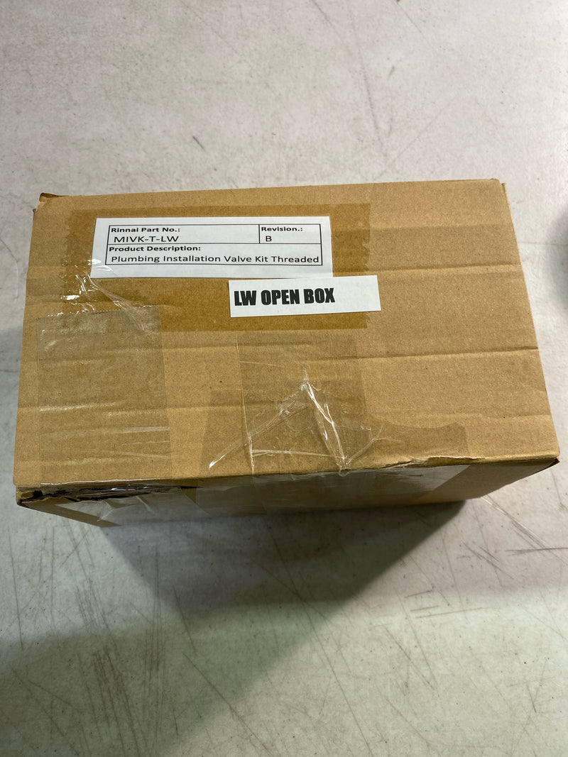 Rinnai MIVK-T-LW Matsui Plumbing Isolation Valve Kit,