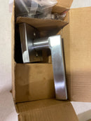 Kwikset 971HFLSQTV1 Halifax Lever Single Cylinder Interior Pack with Square Rose for Handlesets - Satin Chrome