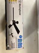 Westinghouse 7205900 Alta Vista, Modern LED Ceiling Fan with Light and Remote Control, 52 Inch, Matte Black Finish, Opal Frosted Glass