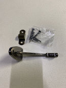 Richelieu 2284ABV 4-1/16 Inch Projection Adjustable Bracket for Wall Mounted Handrails - Antique Brass