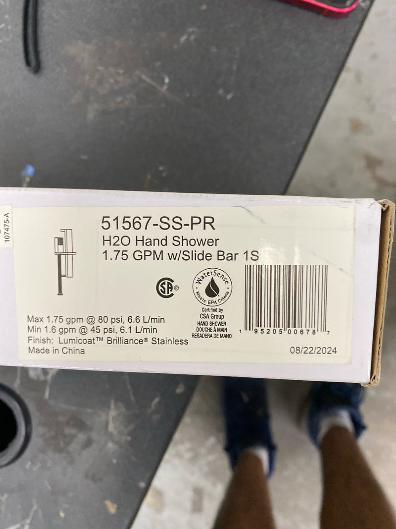 Delta 51567-SS-PR Tub and Shower Faucets and Accessories, Lumicoat Stainless