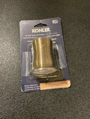 Kohler K-35714-BV Brass Air Gap Cover and Collar - Vibrant Brushed Bronze