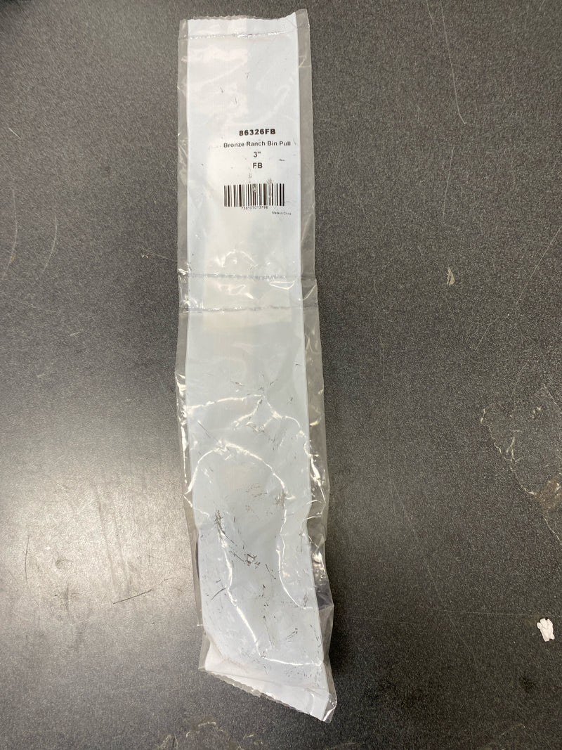 Emtek Ranch Bin 3'' Center Cup Pull