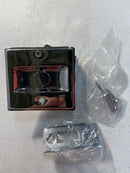 Deltana SDL25U26 Solid Brass Privacy Sliding Pocket Door Lock| 2-3/4" x 2-1/2" - Chrome