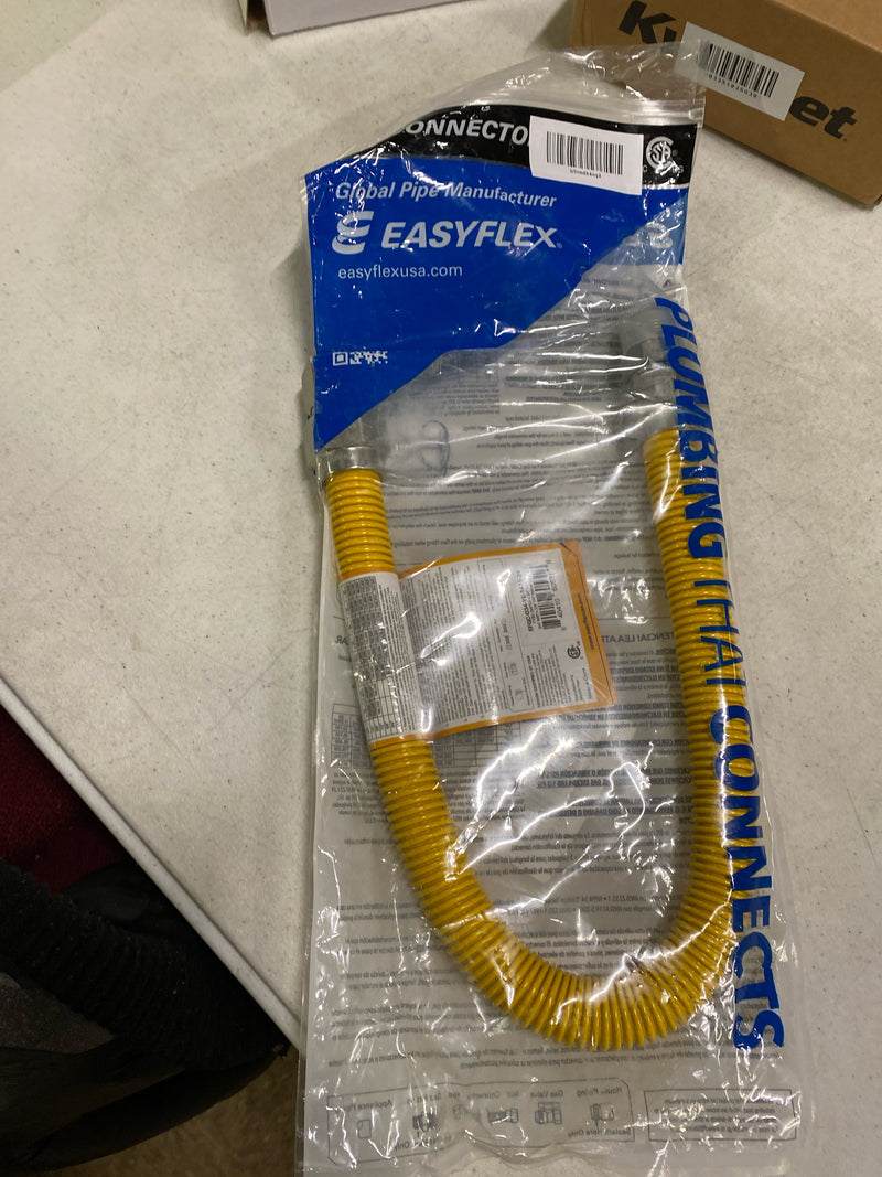 Easyflex EFGC-FS-034-K1-48 3/4" x 48" Gas Hose Connector Kit with Quick Disconnect (For Commercial Use Only)