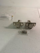 Amerock BP9239SLFF Full Overlay Face Frame Self Close Euro Concealed Cabinet Hinge - 1 Pair - Nickel