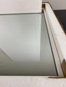 Elegant Lighting MR41836WH Eternity 18" x 36" Rectangular Beveled Metal Framed Bathroom Mirror - White