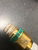 Brasscraft CSSD64TE-60 X5 1/2 in. MIP x 1/2 in. MIP x 60 in. Gas Connector (1/2 in. OD) w/Safety+Plus2 Thermal Excess Flow Valve (53,200 BTU)