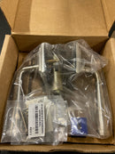 Emtek 8161-ME-US15 RH Merrimack Door Lever Passage Set With Wilshire Rosette Satin Nickel