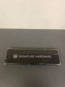 Signature Hardware 12" Square Ceiling Mounted Shower Arm and Flange