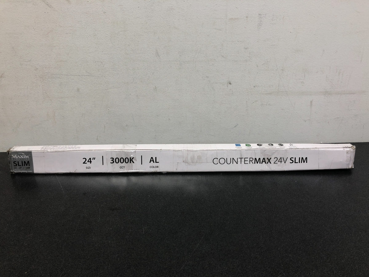 Maxim 89802AL SlimStick 24" LED Under Cabinet Light, 3000K Color Temperature - Brushed Aluminum