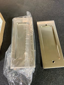 Emtek 211415 7-1/4" Height Passage Pocket Door Mortise Lock 1-3/8”- Satin Nickel