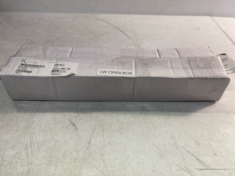 Atlas Homewares A866-WG Thin Square 11-5/16 Inch Center to Center Handle Cabinet Pull - High White Gloss