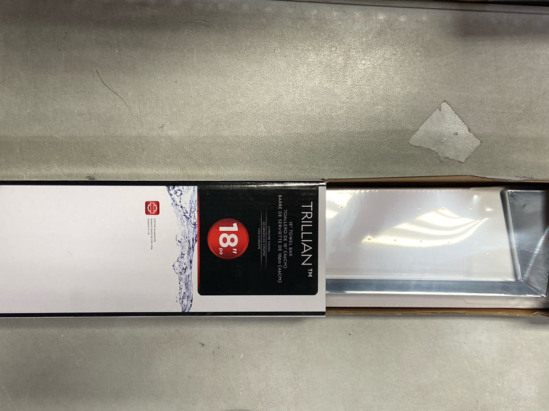 Delta 74318 Trillian 18 in. Wall Mount Towel Bar Bath Hardware Accessory in Polished Chrome