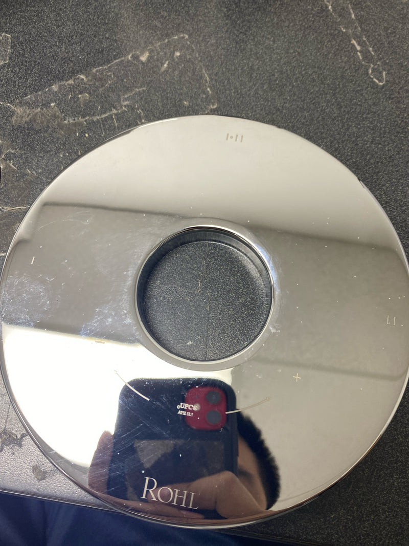 Rohl TTD23W1LP Three Function Thermostatic Valve Trim Only with Single Cross/Lever Handle, Integrated Diverter, and Volume Control - Less Rough In - Polished Chrome