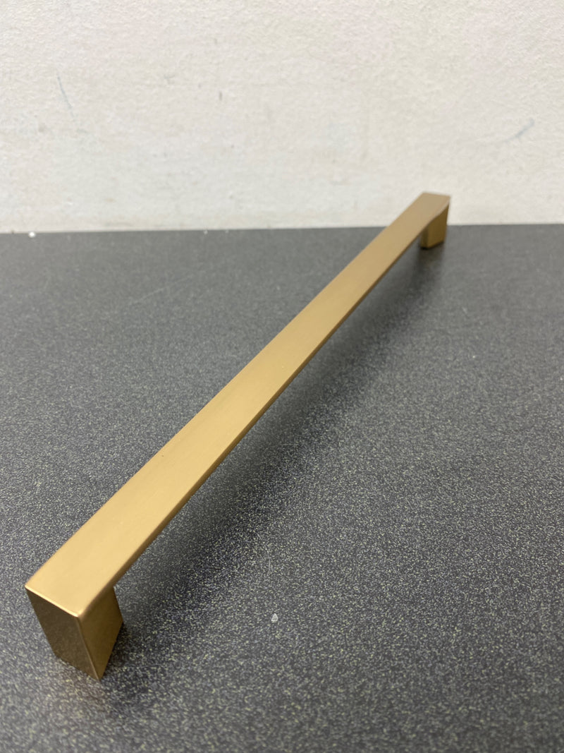 Emtek 86267US4 Trinity 10 Inch Center to Center Handle Cabinet Pull - Satin Brass