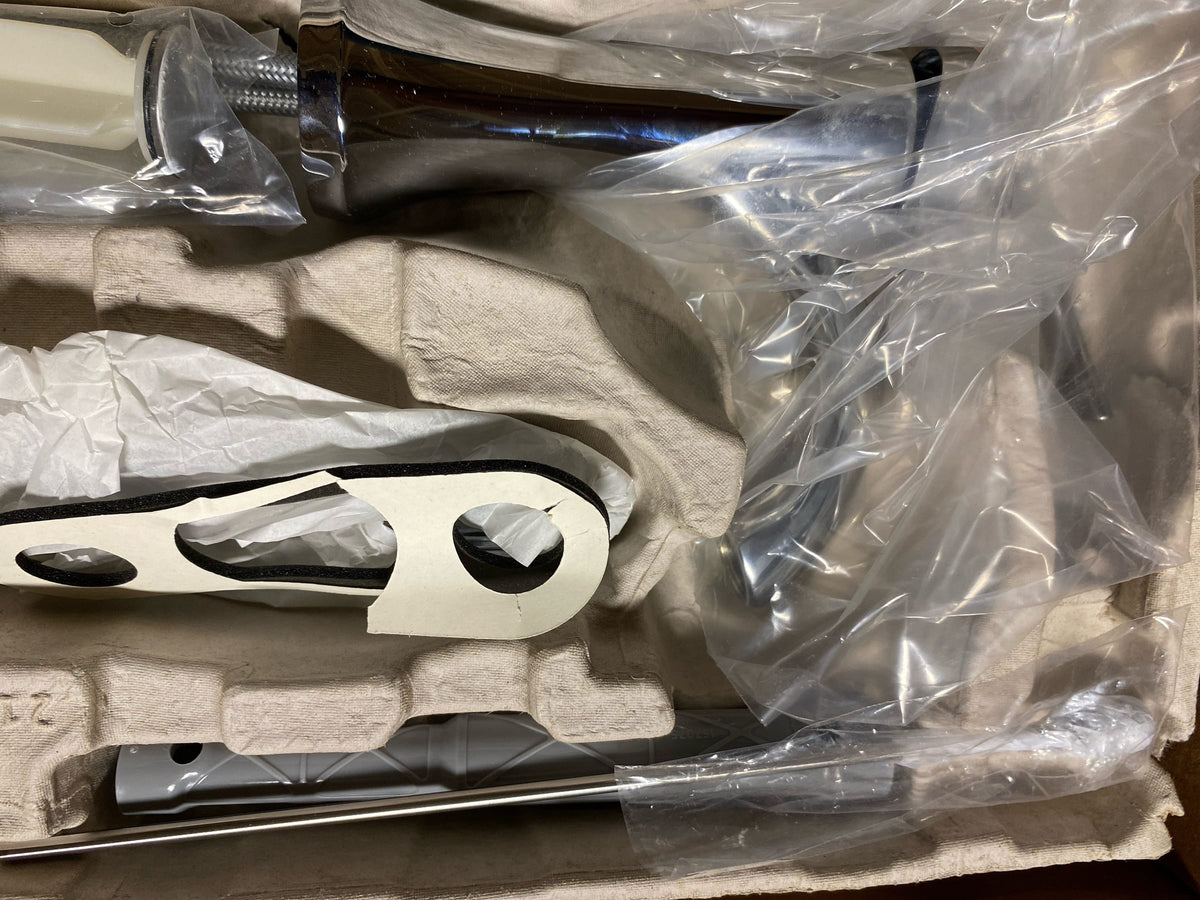 Moen Wynford Single Hole Bathroom Faucet with Metal Pop-Up Drain Assembly
