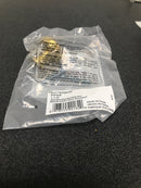 Hickory Hardware H077849BGB Piper 1-1/4" Wide Modern Industrial Stacked Edge Round Cabinet Knob / Drawer Knob - Brushed Golden Brass