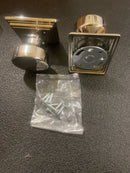 Emtek 505LAUUS14 Laurent Reversible Non-Turning Two-Sided Dummy Door Knob Set from the Urban Modern Collection - Polished Nickel Wilshire Rosette