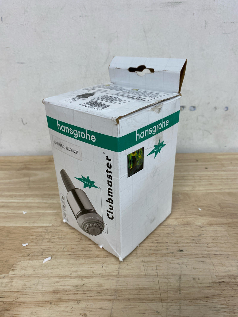 Hansgrohe 28496141 Clubmaster 2.5 GPM Multi Function Shower Head - Brushed Bronze