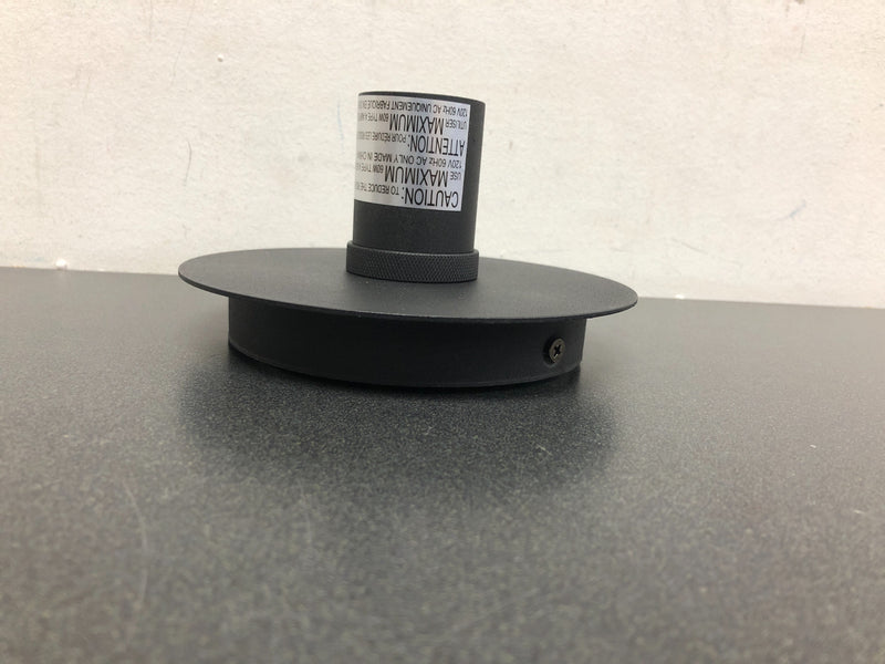 Quorum International 322-69 6" Wide Flush Mount Ceiling Fixture - Noir