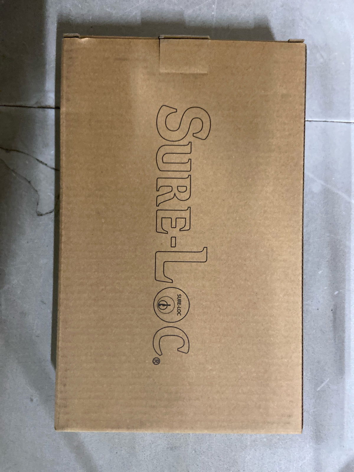 Sure-Loc SHR-1 C Shape 8" Center to Center Back to Back Shower Door Handle Pull Set - Flat Black