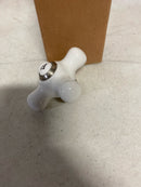 KSH3958PXH Hot Porcelain Cross Handle, Brushed Nickel