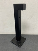 Signature Hardware 482447 Bodwell 7" Iron Shelf Bracket - Black Powder Coat