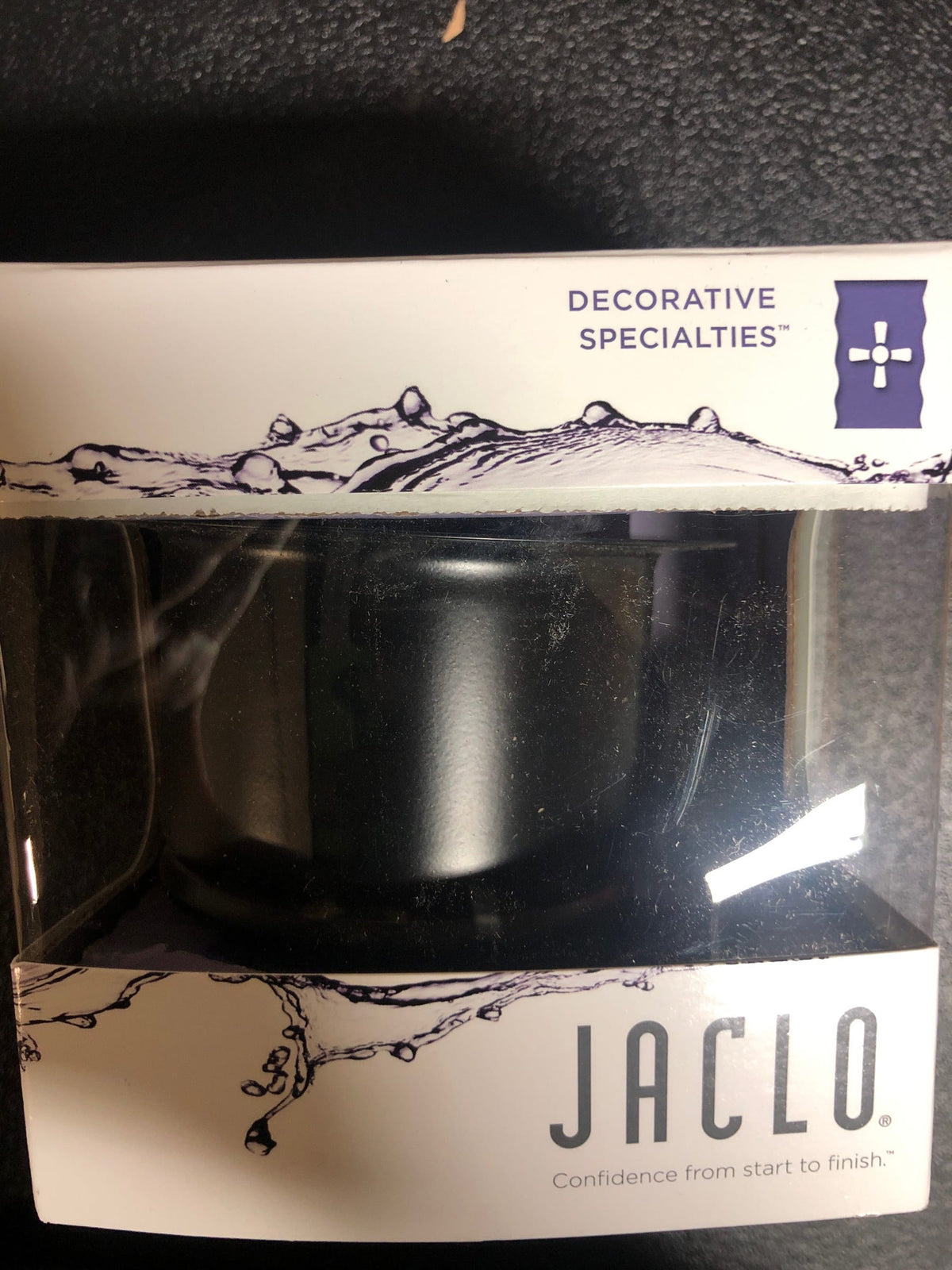 Jaclo 2849-MBK Extra Deep Disposal Flange with Strainer - Matte Black