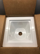 PROFLO PF42855 12" X 12" PVC Floor Sink - Less Grid - White