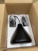 Maxim Nordic 1 Light Small Pendant with Walnut/Black Finish