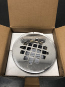 Kohler K-22675-S Round Grid Shower Drain - Stainless Steel